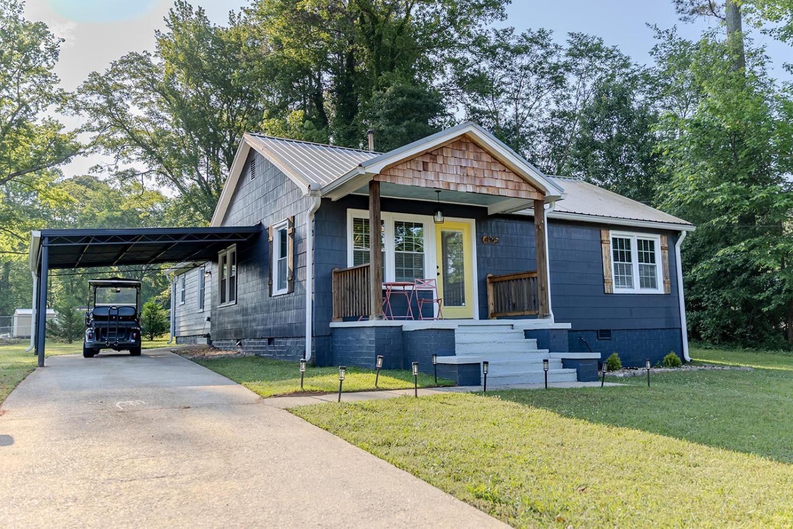 Blue Bungalow W/ Free Golf Cart 1/2 Mi From Square Covington Esterno foto